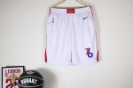 NBA Philadelphia 76ers 22-23 city shorts Blanc